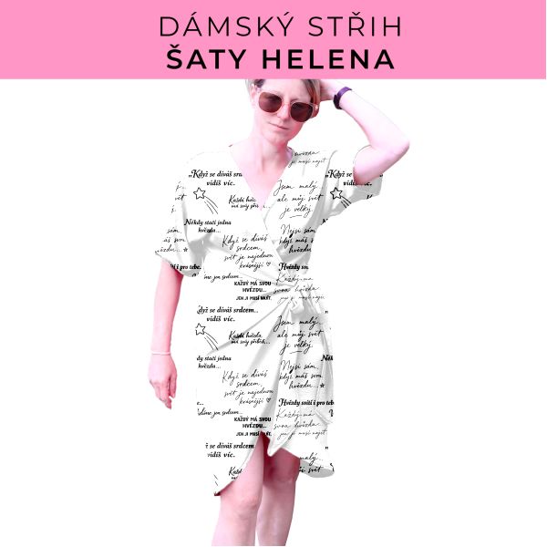 Dámský střih na šaty  Helena