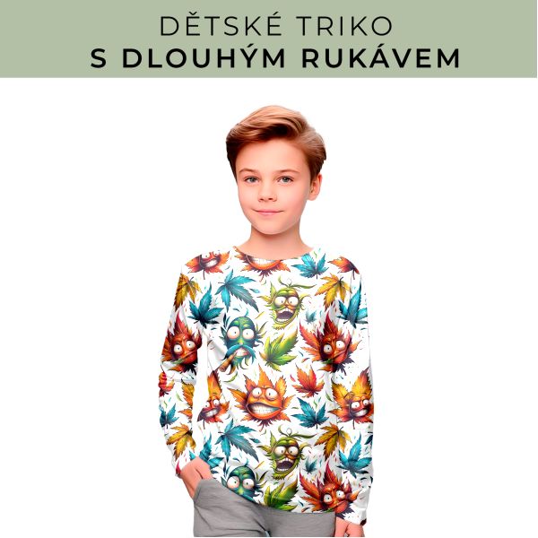 DĚTSKÝ střih - triko dlouhý rukáv