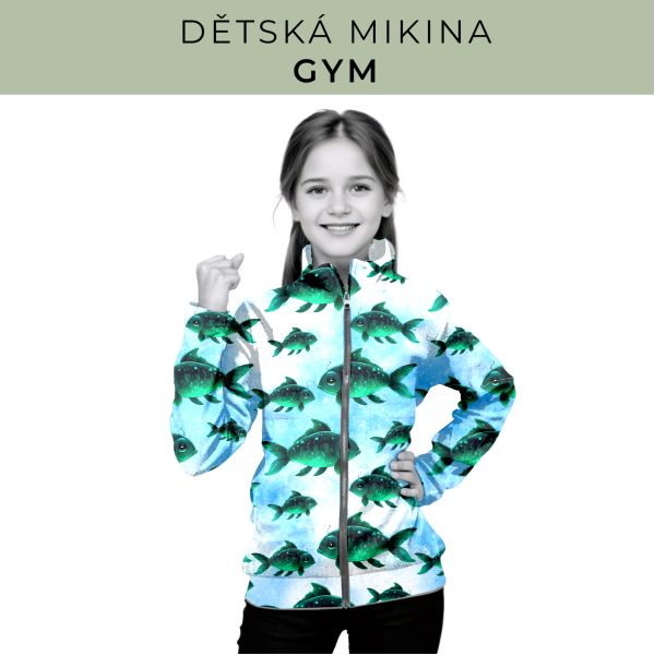 Dětská střih - mikina GYM