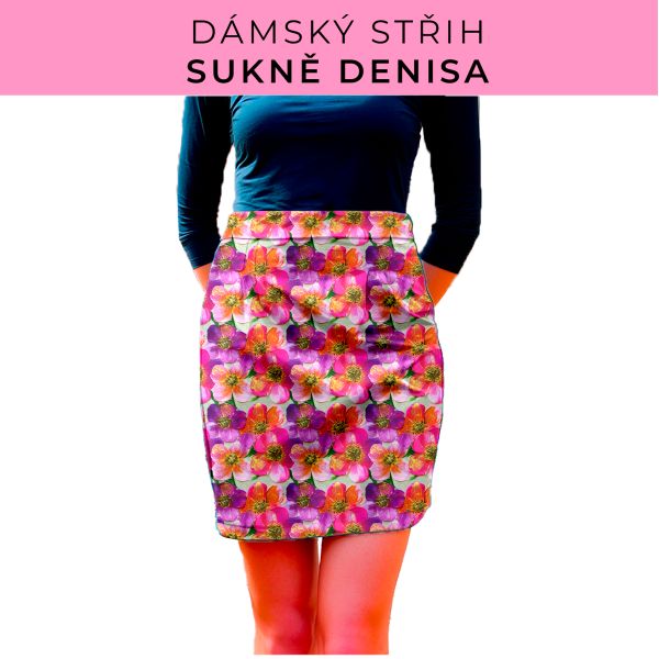 Dámský střih - Dámská sukně Denisa
