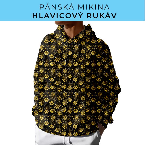 PÁNSKÝ střih - mikina s kapucí
