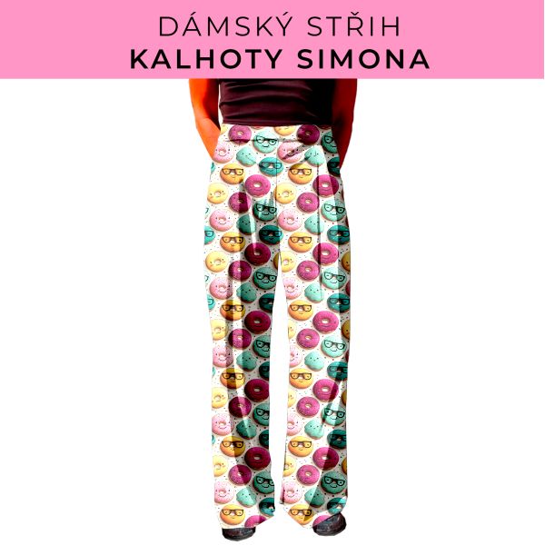 Dámský střih - kalhoty Simona
