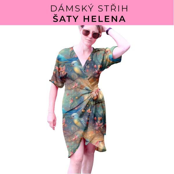 Dámský střih na šaty  Helena