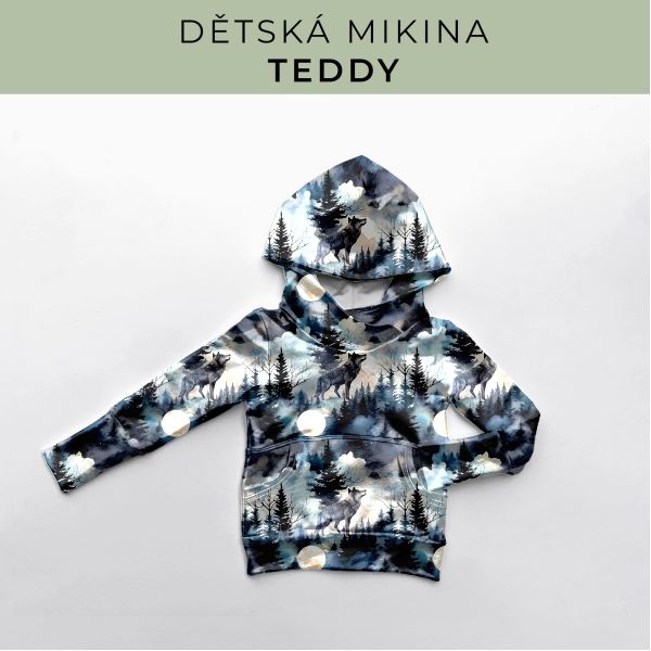 DĚTSKÝ střih - Mikina Teddy