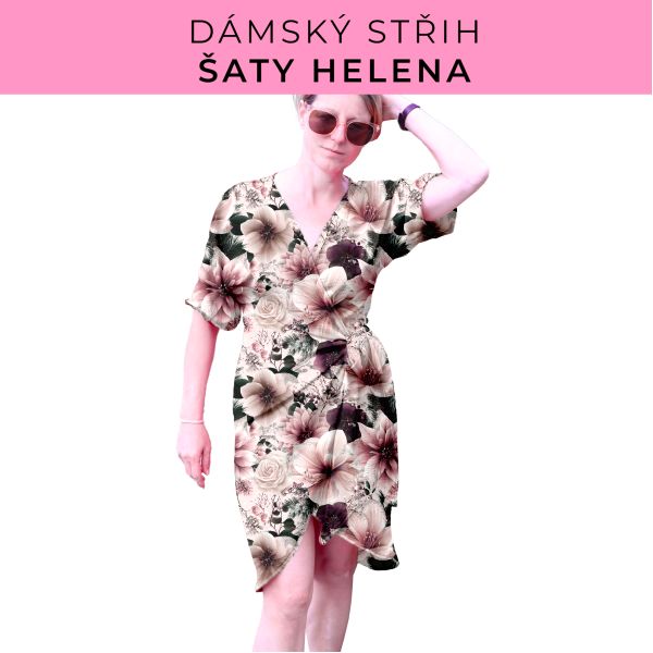 Dámský střih na šaty  Helena