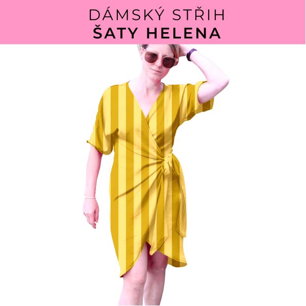 Dámský střih na šaty  Helena