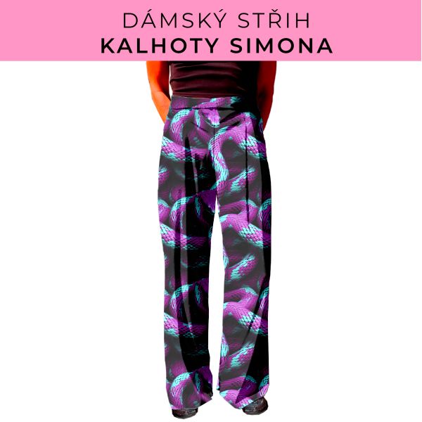 Dámský střih - kalhoty Simona