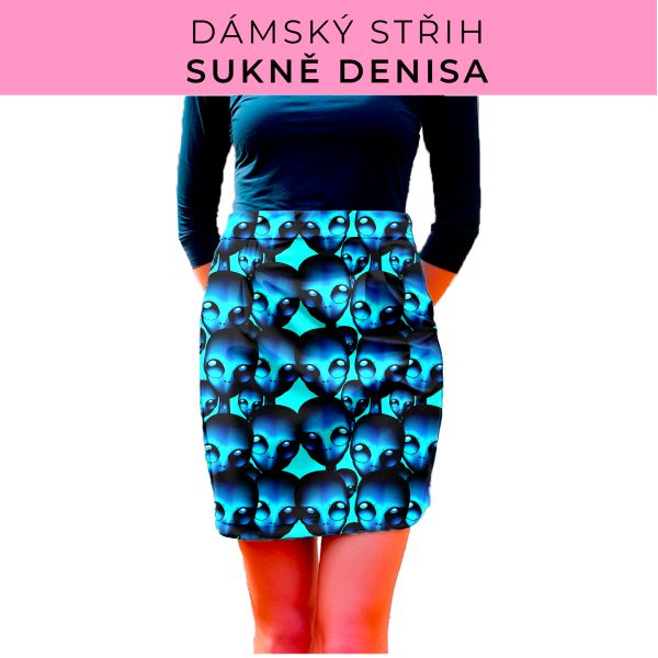 Dámský střih - Dámská sukně Denisa