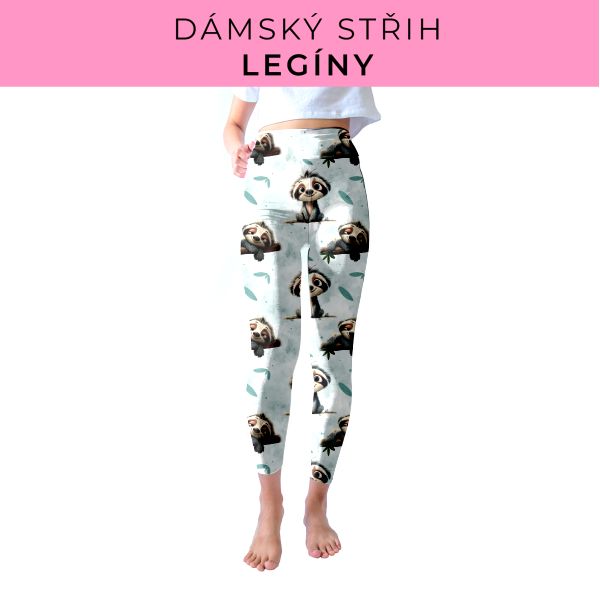 DÁMSKÝ střih - legíny SPORT - SLIM FIT