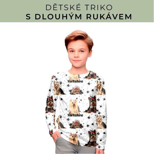DĚTSKÝ střih - triko dlouhý rukáv