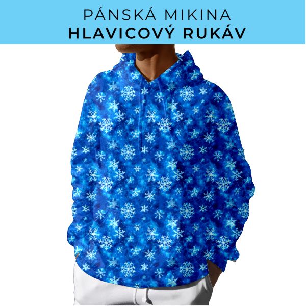 PÁNSKÝ střih - mikina s kapucí