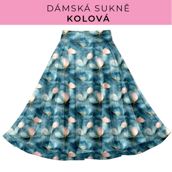 DÁMSKÝ střih - Kolová sukně