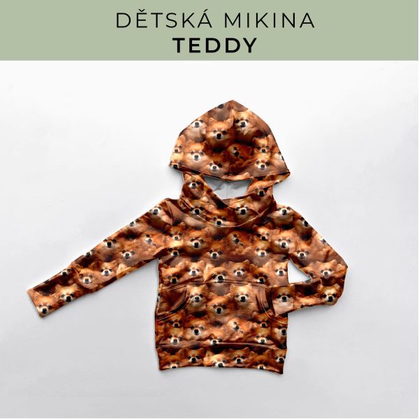 DĚTSKÝ střih - Mikina Teddy