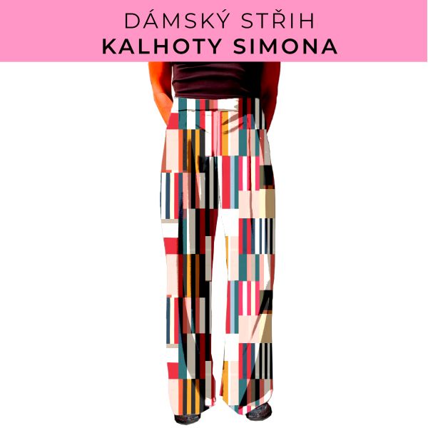 Dámský střih - kalhoty Simona