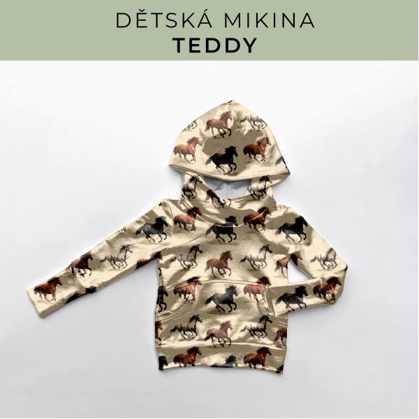 DĚTSKÝ střih - Mikina Teddy