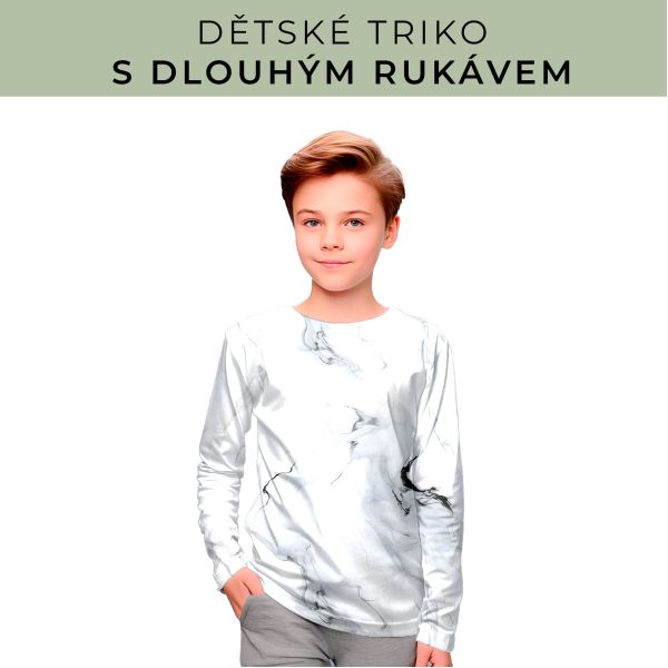 DĚTSKÝ střih - triko dlouhý rukáv
