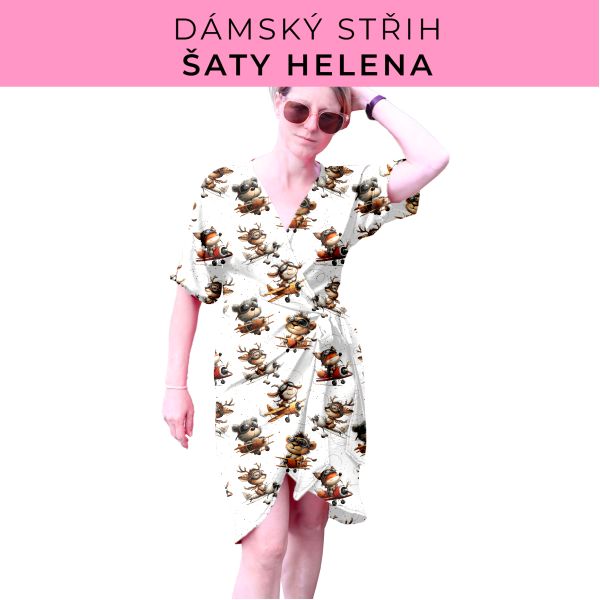 Dámský střih na šaty  Helena