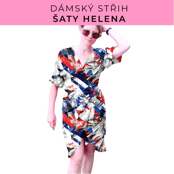 Dámský střih na šaty  Helena