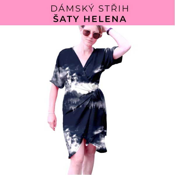 Dámský střih na šaty  Helena