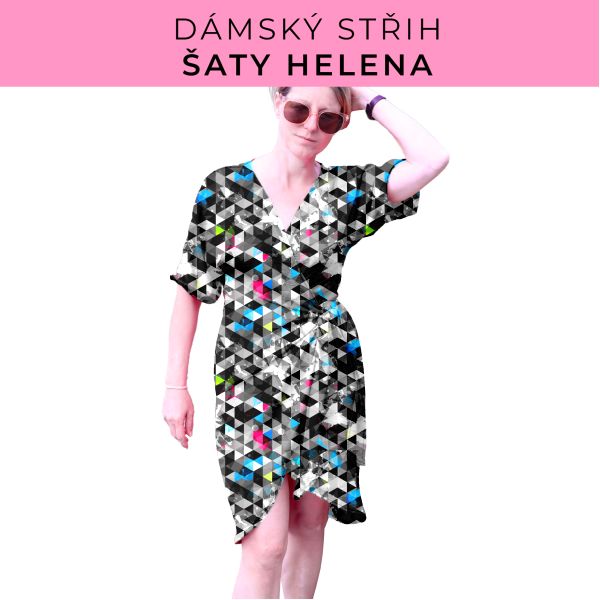 Dámský střih na šaty  Helena