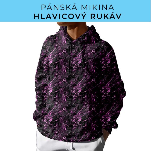 PÁNSKÝ střih - mikina s kapucí