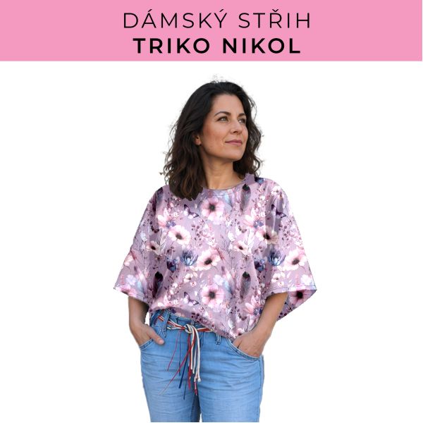 Dámský střih -  triko Nikol