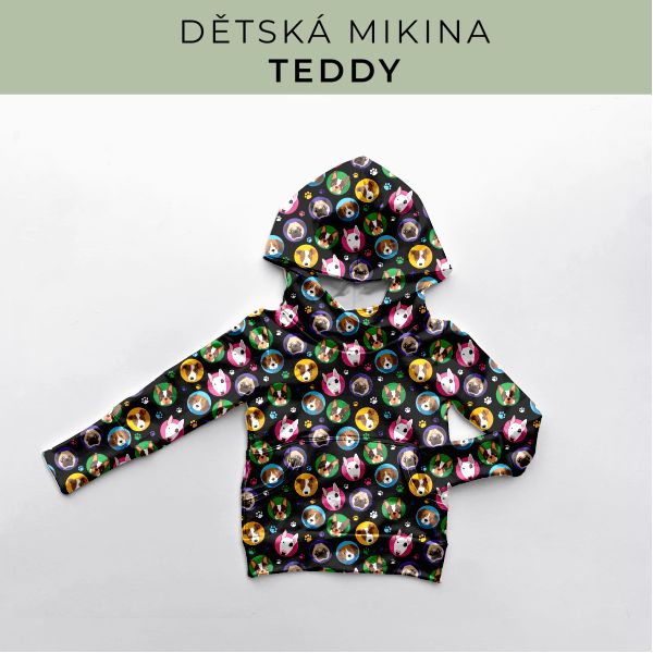 DĚTSKÝ střih - Mikina Teddy