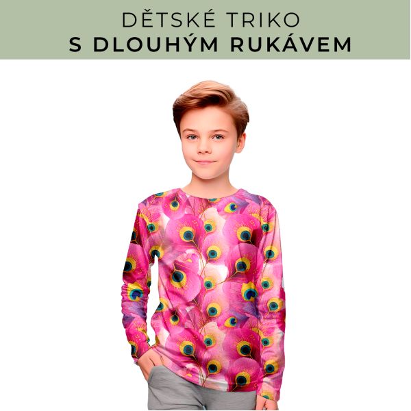 DĚTSKÝ střih - triko dlouhý rukáv