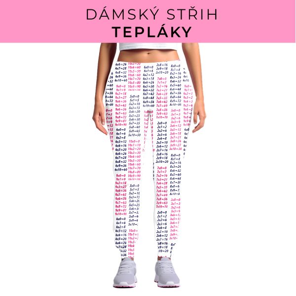 DÁMSKÝ střih - tepláky