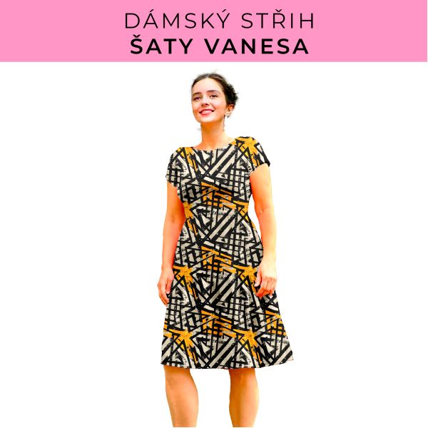 Dámský střih šaty Vanesa