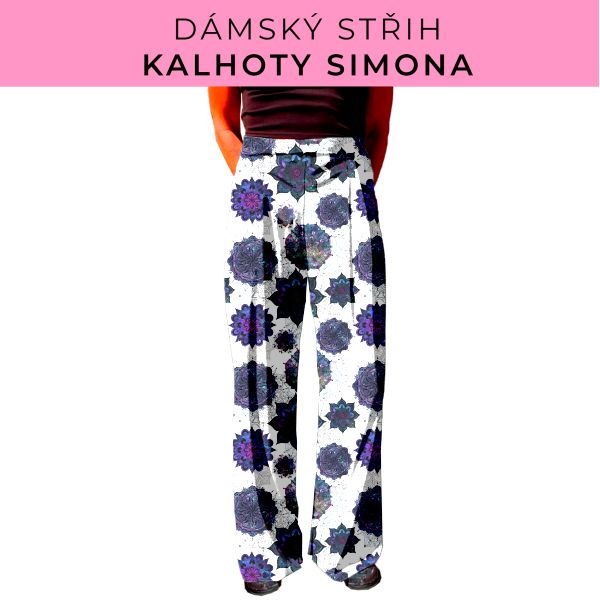 Dámský střih - kalhoty Simona