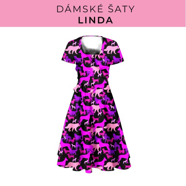 DÁMSKÝ střih - šaty Linda