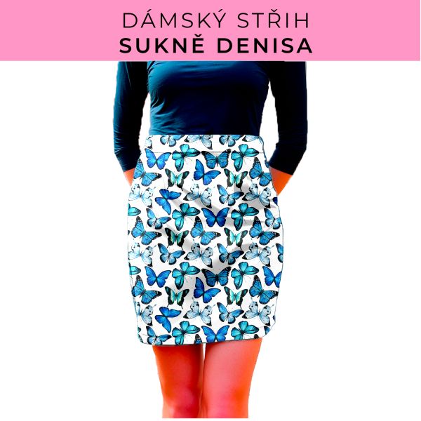 Dámský střih - Dámská sukně Denisa