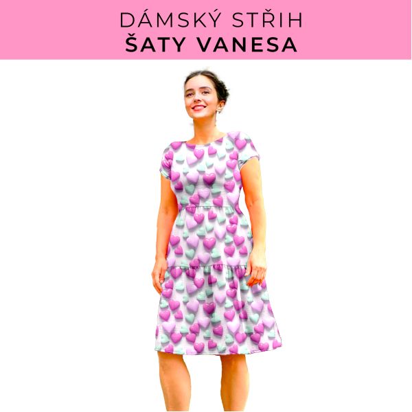 Dámský střih šaty Vanesa