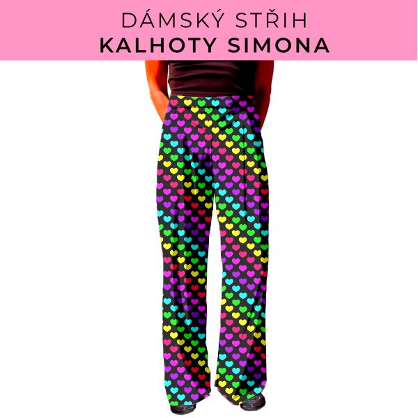 Dámský střih - kalhoty Simona