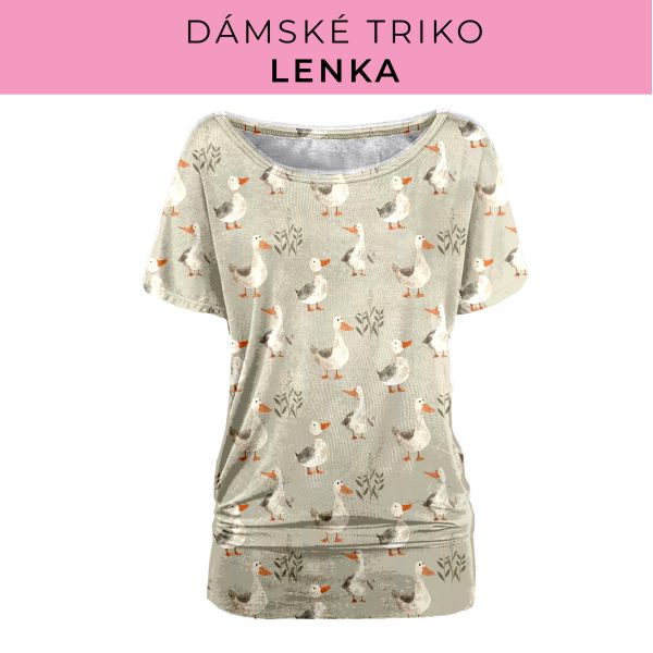 DÁMSKÝ střih - Triko Lenka