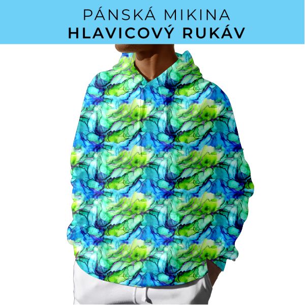 PÁNSKÝ střih - mikina s kapucí