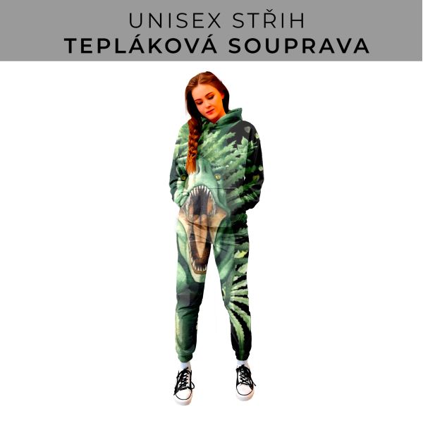 DÁMSKÝ střih - SET mikina a tepláky 
