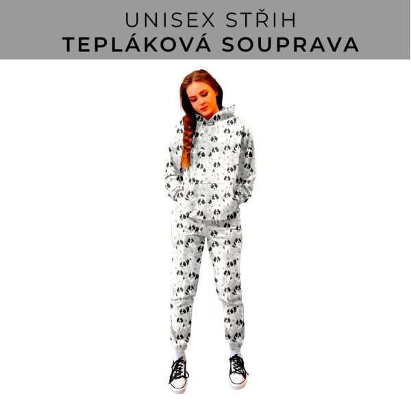 DÁMSKÝ střih - SET mikina a tepláky 
