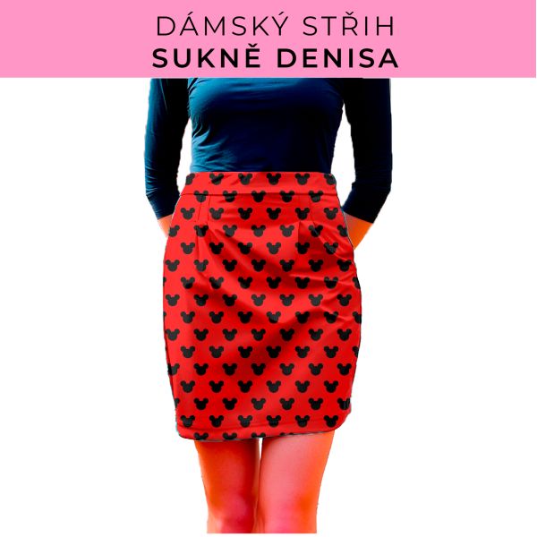 Dámský střih - Dámská sukně Denisa