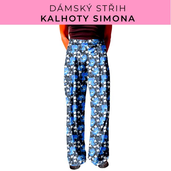 Dámský střih - kalhoty Simona
