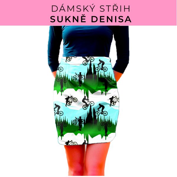 Dámský střih - Dámská sukně Denisa