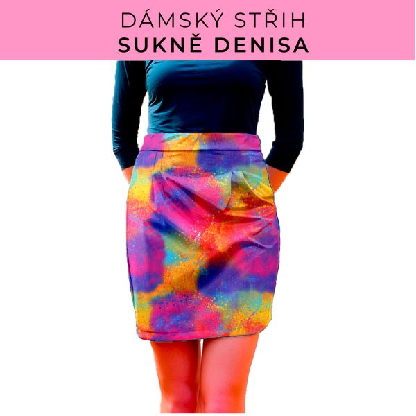 Dámský střih - Dámská sukně Denisa