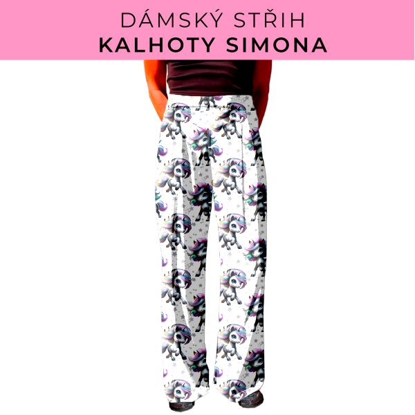 Dámský střih - kalhoty Simona