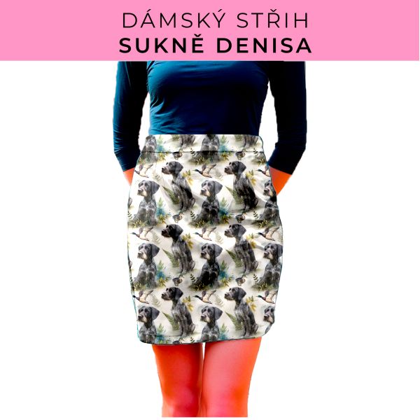 Dámský střih - Dámská sukně Denisa