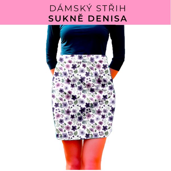 Dámský střih - Dámská sukně Denisa