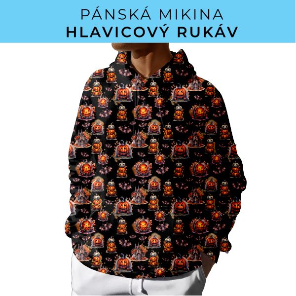 PÁNSKÝ střih - mikina s kapucí