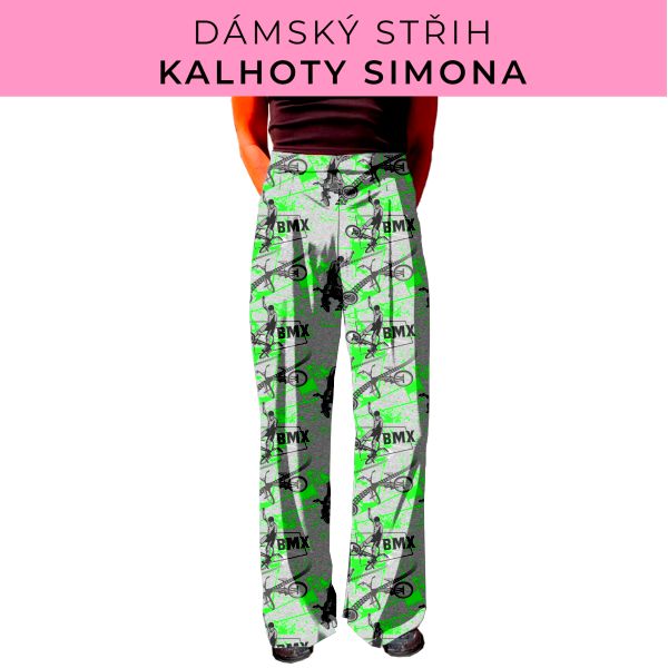 Dámský střih - kalhoty Simona