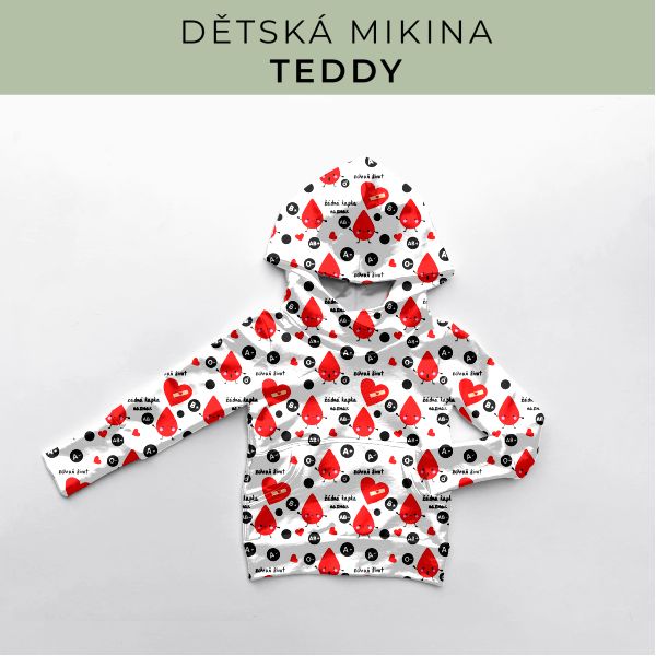 DĚTSKÝ střih - Mikina Teddy