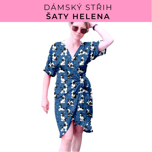 Dámský střih na šaty  Helena